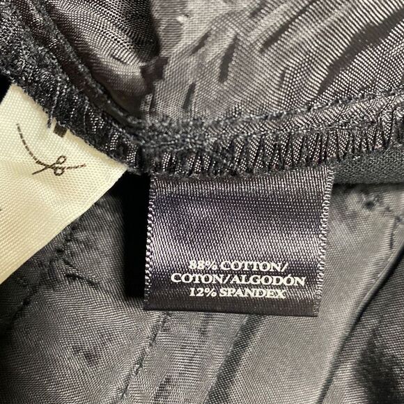 NWOT Ann Taylor Women's Tailored Fit Trouser Pants Hook Closure Black Size 10 - Picture 10 of 11